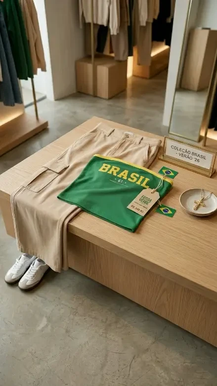 Antes - peça fashion em foto vertical